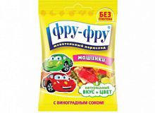 Жевательный мармелад Фру-Фру, "Машинки", мармелад жевательный, 30 г