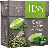 Чай зеленый TESS Ginger Mojito 20 пирамидок