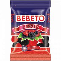 Жев.Мармелад BEBETO"BERRIES"80г.(вкус ежевики,малины )*12шт