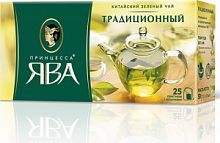 Чай зеленый Принцесса ЯВА Традиционный, 25 пакетиков