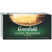 Чай Greenfield Classic Breakfast 25 пакетиков по 2 г