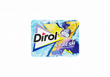 Жевательная резинка Dirol X-FRESH, черника и цитрус, 16 г